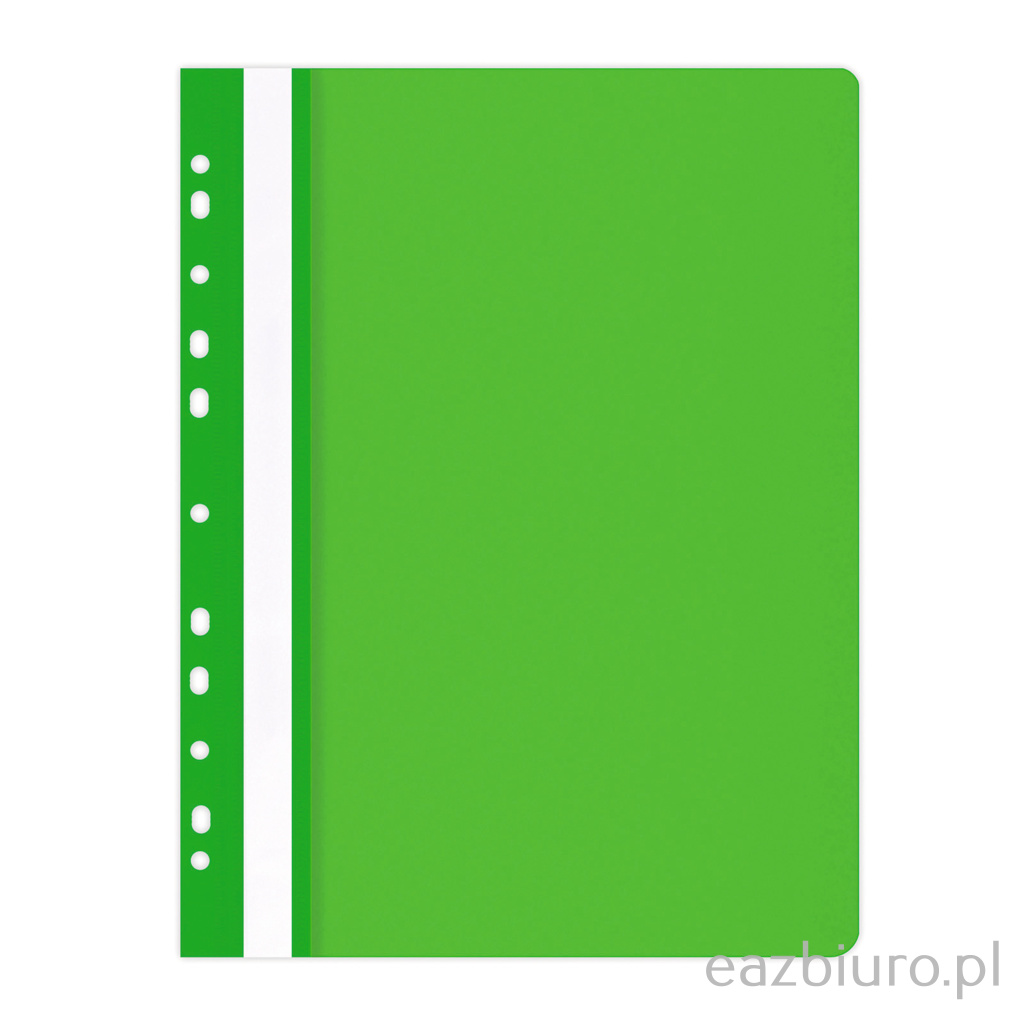 Skoroszyt Plastikowy oczkowy zielony miękki | espryciarze.pl |Złap promocję!