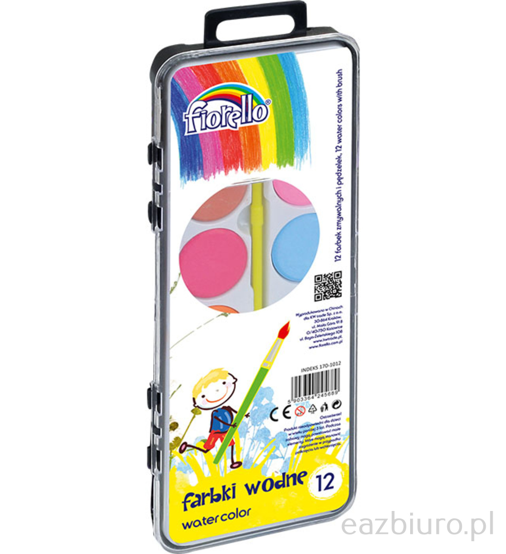 Farbki wodne Grand 12 kolorów p B2112 | espryciarze.pl |Złap promocję!