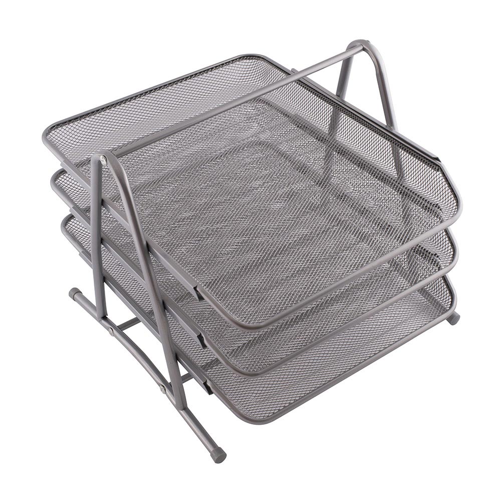 Szufladki zestaw 3-sztuk siatka srebrny | espryciarze.pl |Złap promocję!