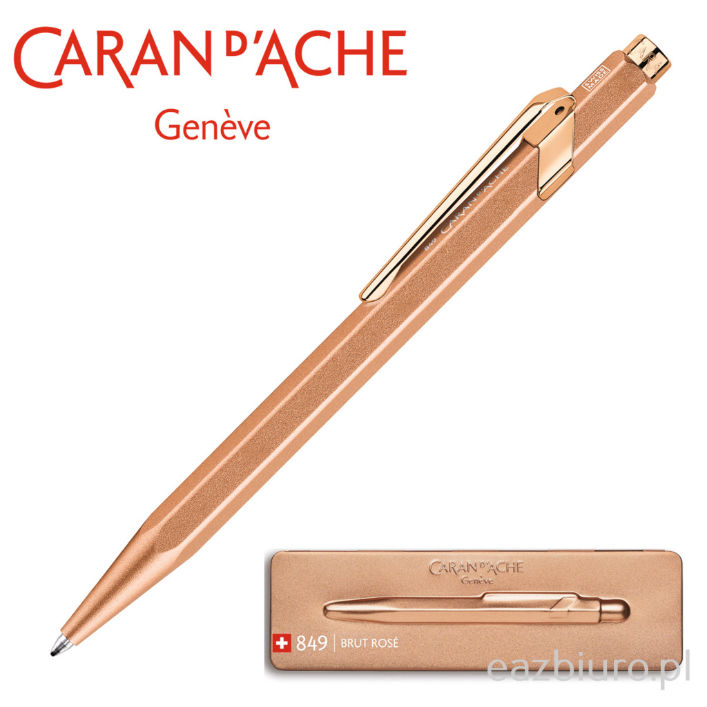 Ż-Długopis Caran d'ache 849 brut rose, m, w pudełk | espryciarze.pl | Zobacz najlepszą cenę