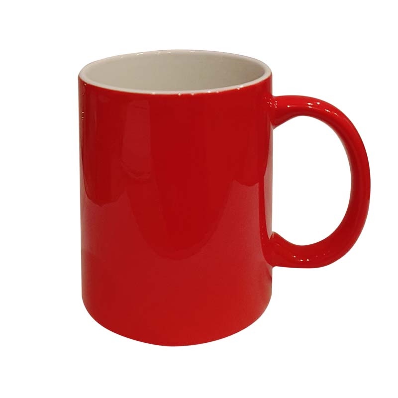 Kubek ceramiczny 360 ml czerwony standard + grawer | espryciarze.pl |Działaj teraz!