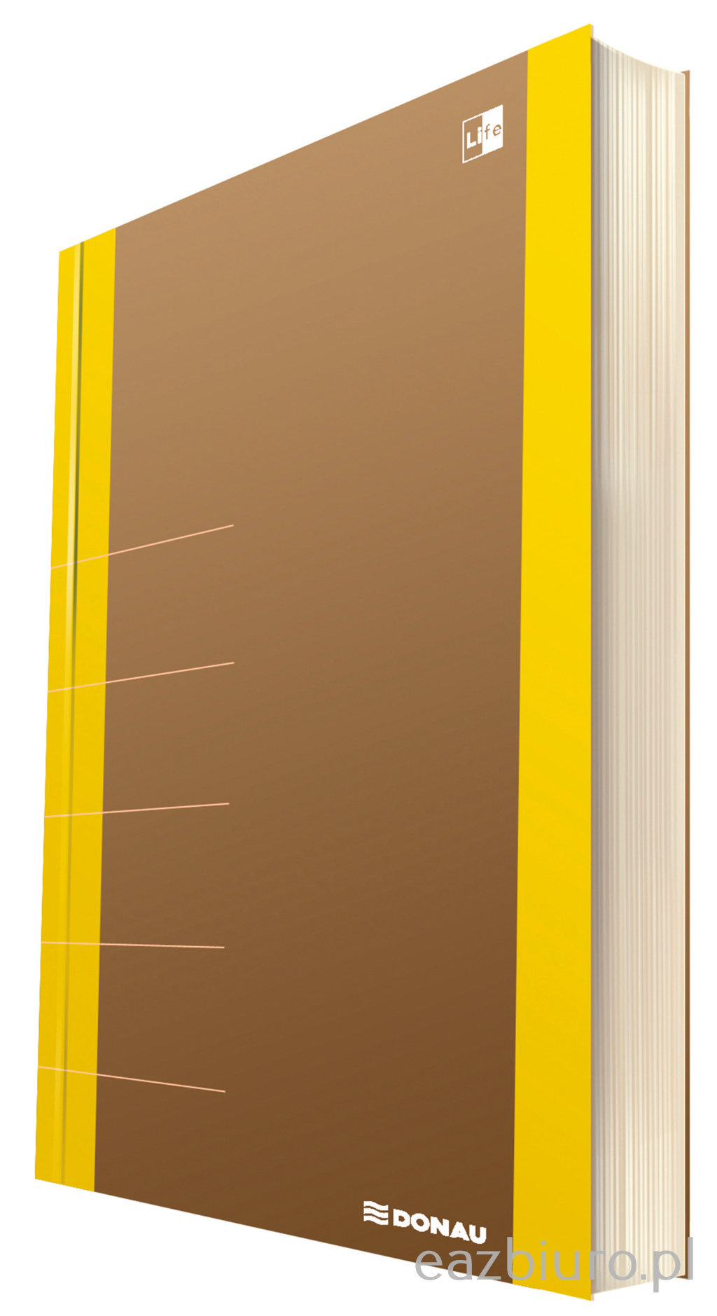 Notatnik Donau life, organizer, 165 x 230 mm, 80 kartek, żółty | espryciarze.pl |Nie zwlekaj!