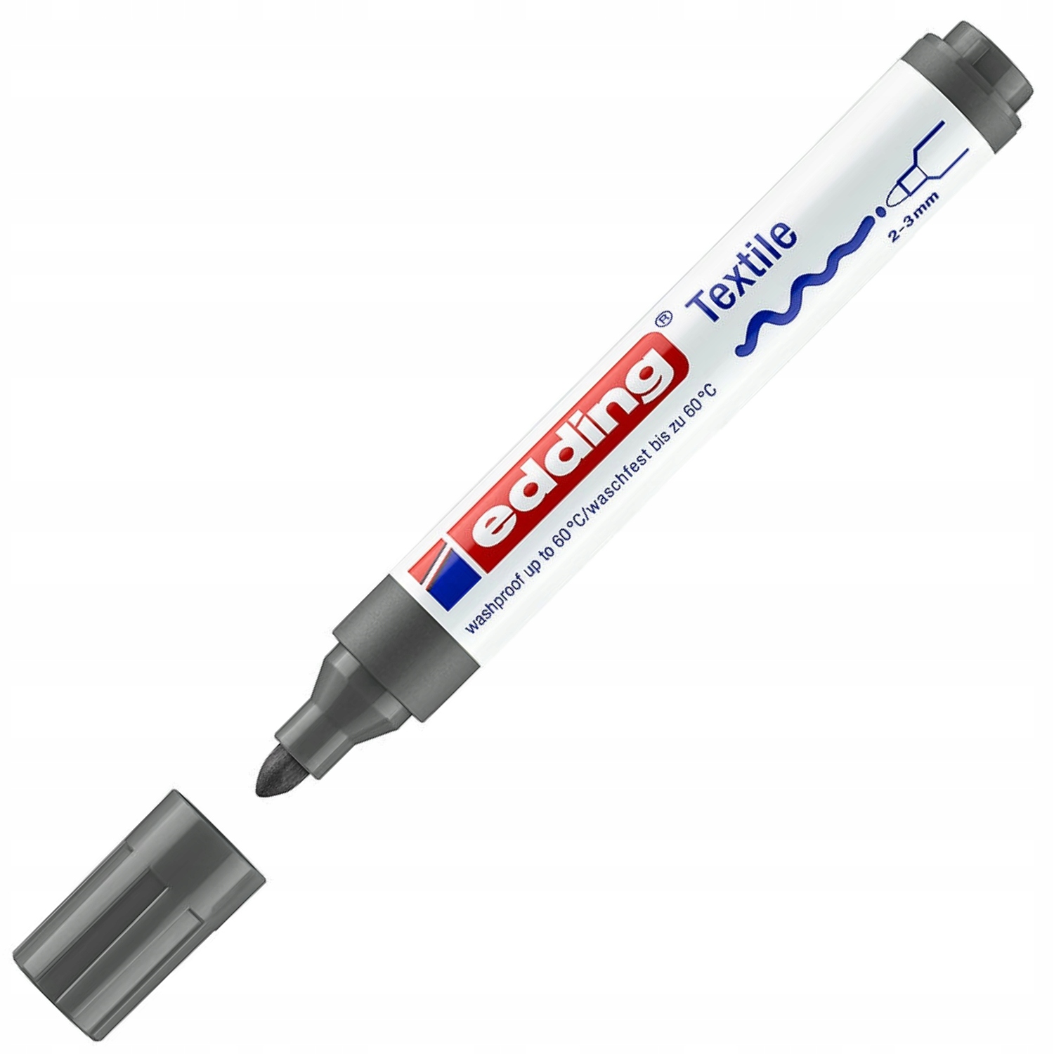 Marker do tkanin szary Edding 3 mm okrągły | espryciarze.pl |Złap promocję!