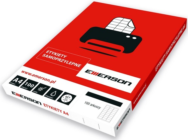 Etykiety A4 105x148 mm Emerson | espryciarze.pl |Kup od ręki!