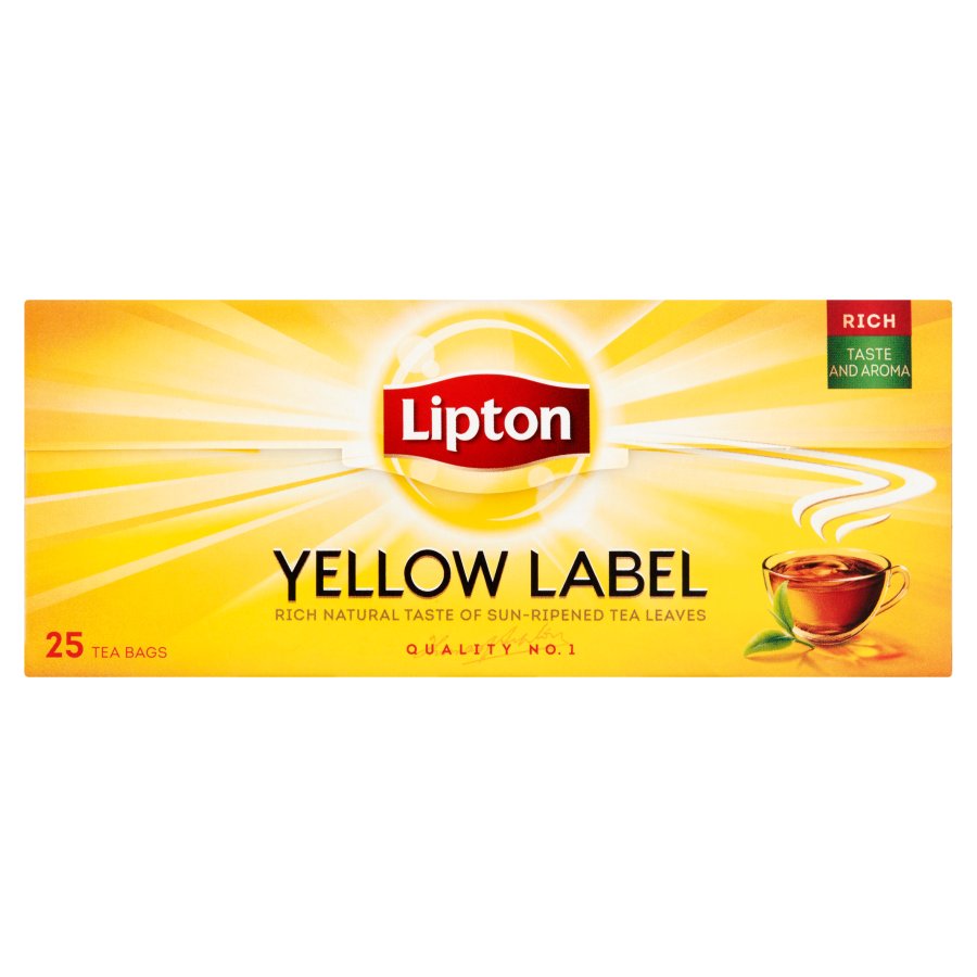 Herbata czarna Lipton yellow label 25 torebek | espryciarze.pl |Złap promocję!