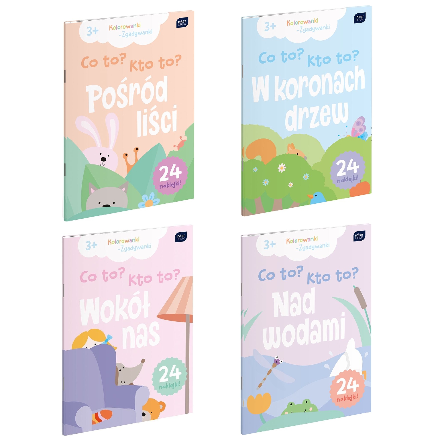 Kolorowanka A4 z naklejkami co to? kto to? mix | espryciarze.pl |Sprawdź ofertę!