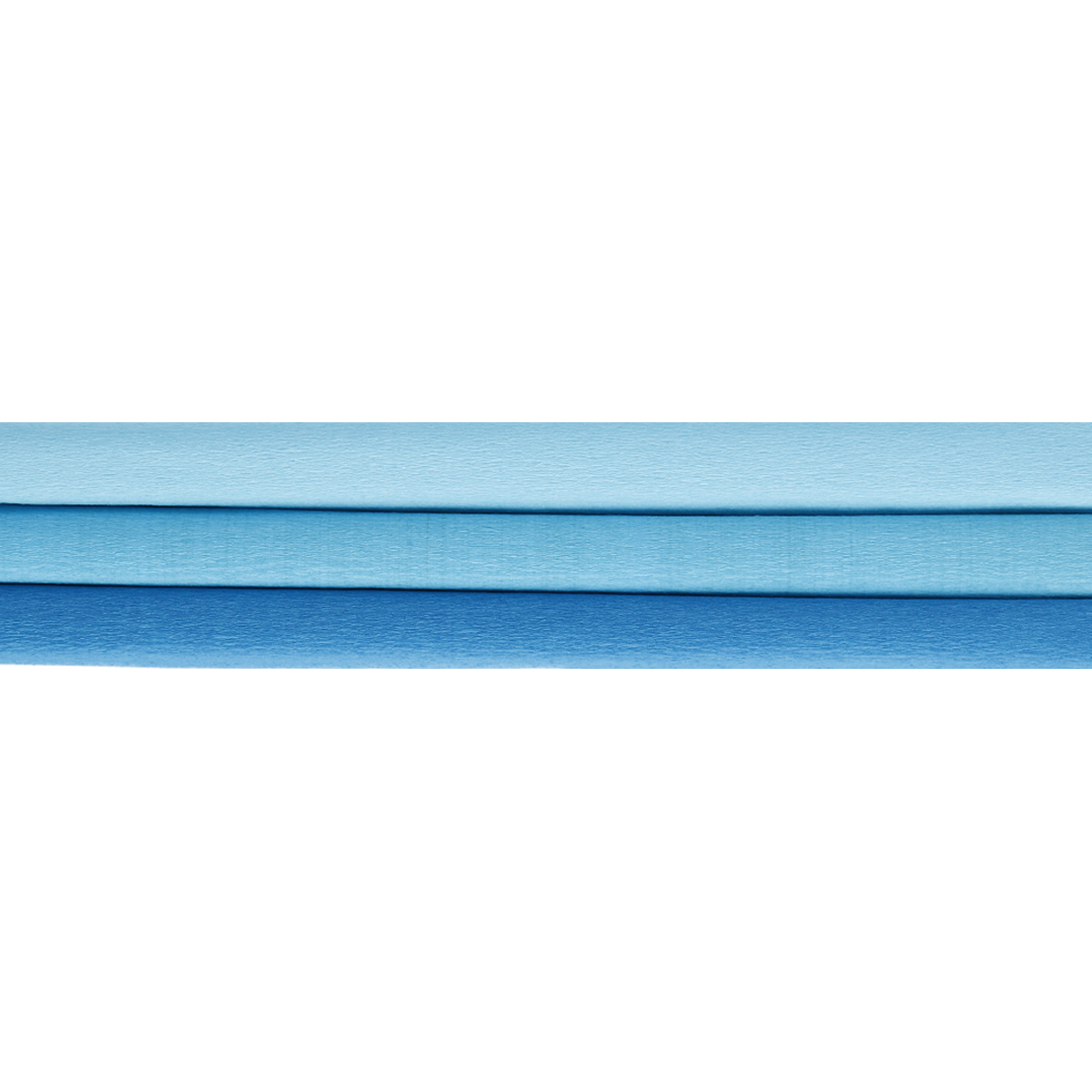 Bibuła marszczona 25x200 cm, jasnoniebieski mix 3 kolorów, 3 rolki | espryciarze.pl |Kliknij i kup!