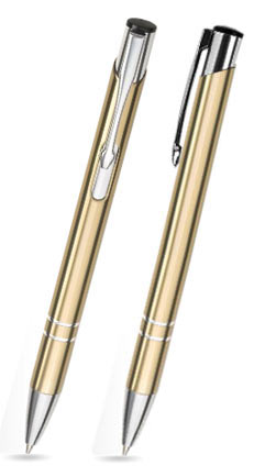 Długopis cosmo c-02 szampański błyszczący | espryciarze.pl |Sprawdź ofertę!