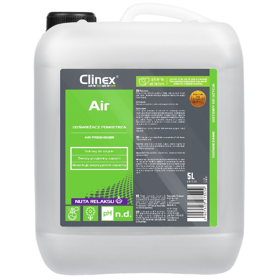 Ż-Odświeżacz powietrza Clinex nuta relaksu 5l | espryciarze.pl | Sprawdź dlaczego warto