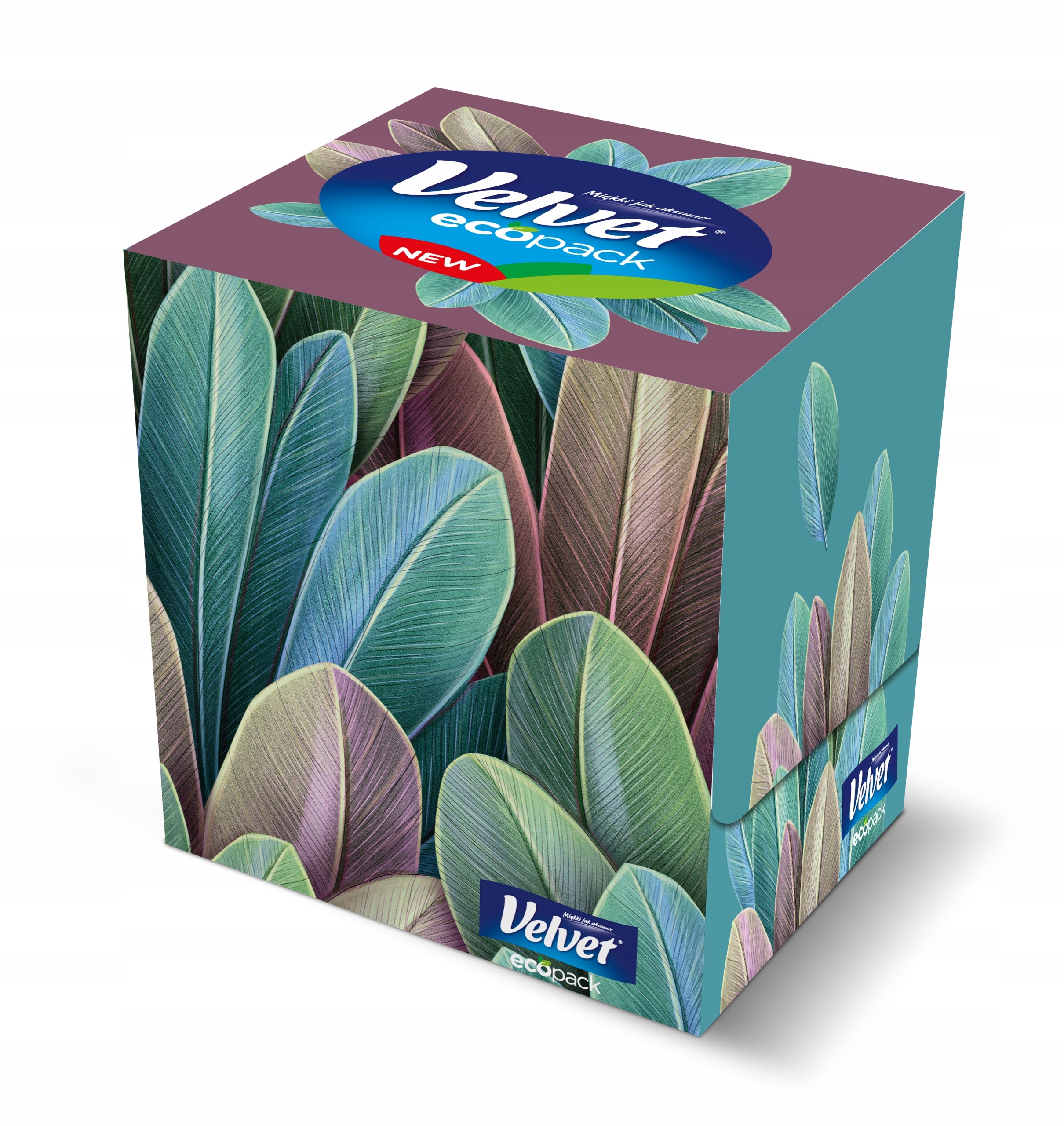 Chusteczki kosmetyczne celulozowe Velvet cube style, 3-warstwowe, 56 listków | espryciarze.pl |Działaj teraz!