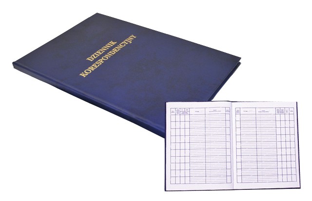 Dziennik korespondencyjny A4 300 kartek granatowy Barbara | espryciarze.pl |Kup taniej!