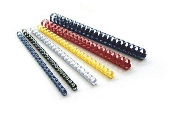 Grzbiety Plastikowe 12,5 mm czarne zestaw 100 sztuk Argo | espryciarze.pl |Zgarnij ofertę!