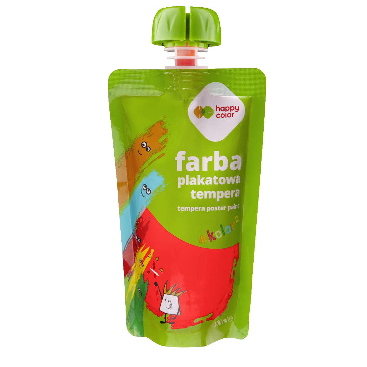 Farba plakatowa tempera w saszetce 100 ml czerwona | espryciarze.pl |Zgarnij ofertę!