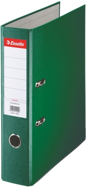 Segregator Esselte A4, ekonomiczny A4 75 mm, zielony | espryciarze.pl |Kup w super cenie!