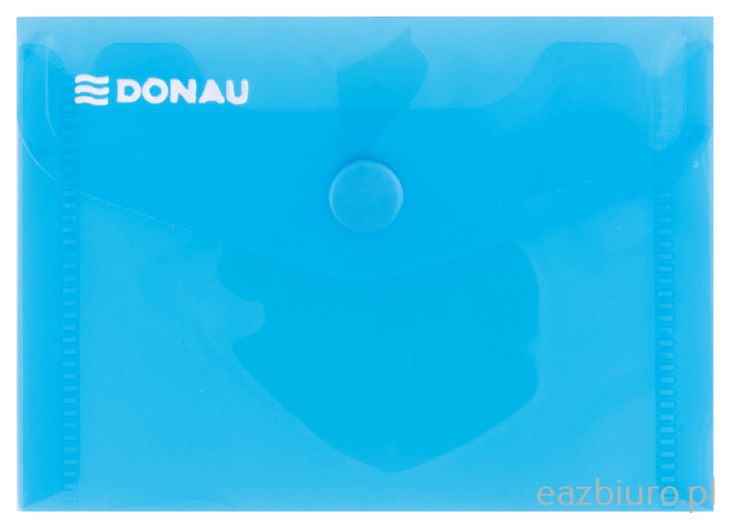 Teczka kopertowa Donau zatrzask, pp, A7, 180mikr., niebieska | espryciarze.pl |Kliknij i kup!