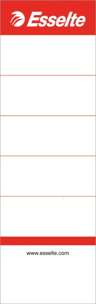 Etykiety grzbietowe do segregatorów Esselte 75 mm, biały zestaw 10 sztuk. | espryciarze.pl |Nie zwlekaj!