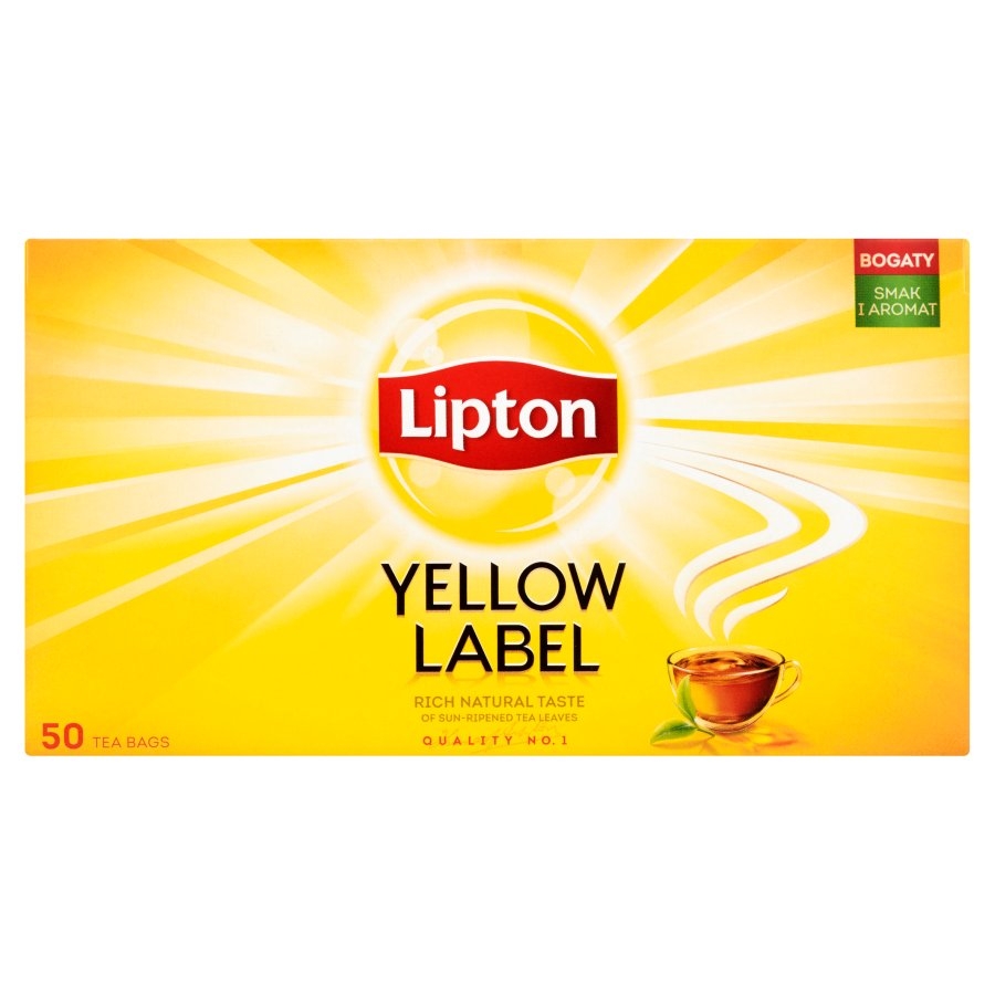 Herbata czarna Lipton yellow label 50 torebek | espryciarze.pl |Zamów natychmiast!