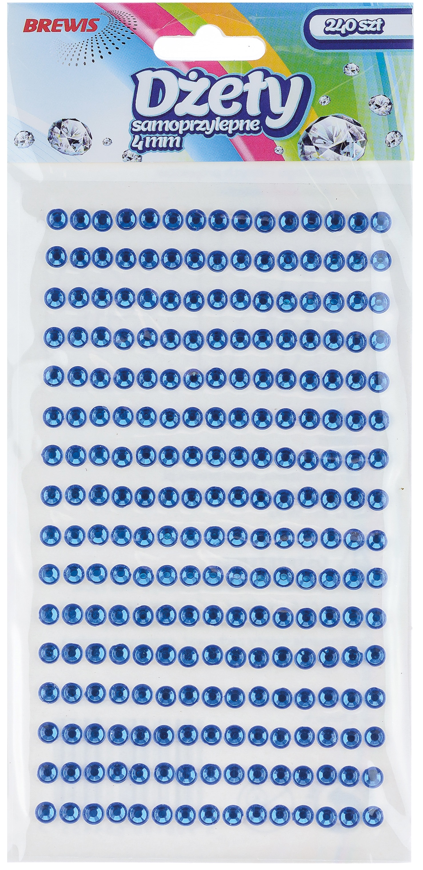 Dżety samoprzylepne 4 mm ds14 niebieskie | espryciarze.pl |Kup od ręki!