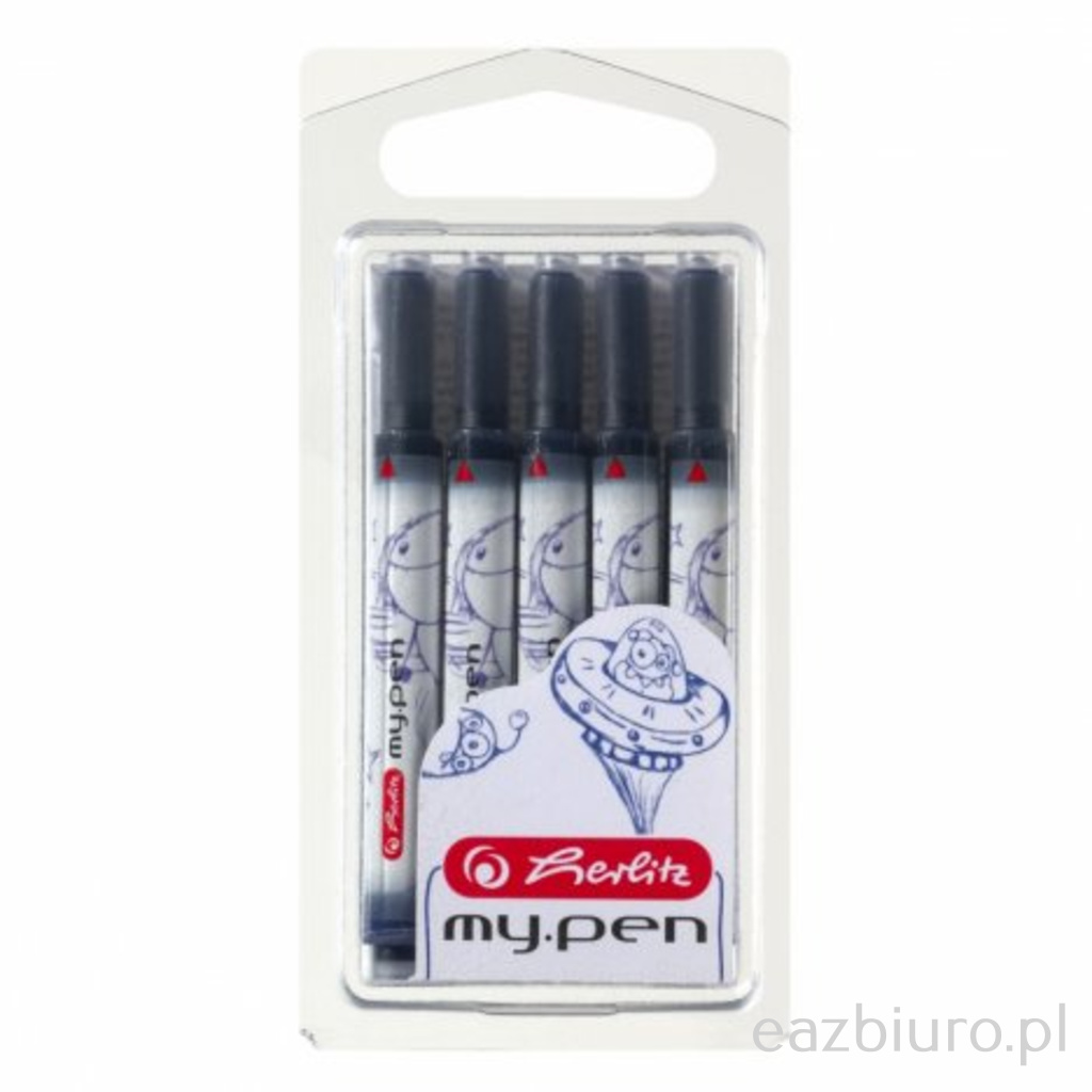 Naboje Herlitz my pen dla leworęcznych zestaw 5 sztuk | espryciarze.pl |Kup od ręki!