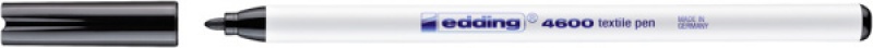 Pisak tekstylny e-4600 Edding 1 mm czarny | espryciarze.pl |Kup taniej!