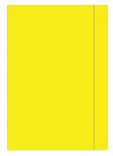 Teczka fluo z gumką żółta A4+ interdruk | espryciarze.pl |Złap promocję!