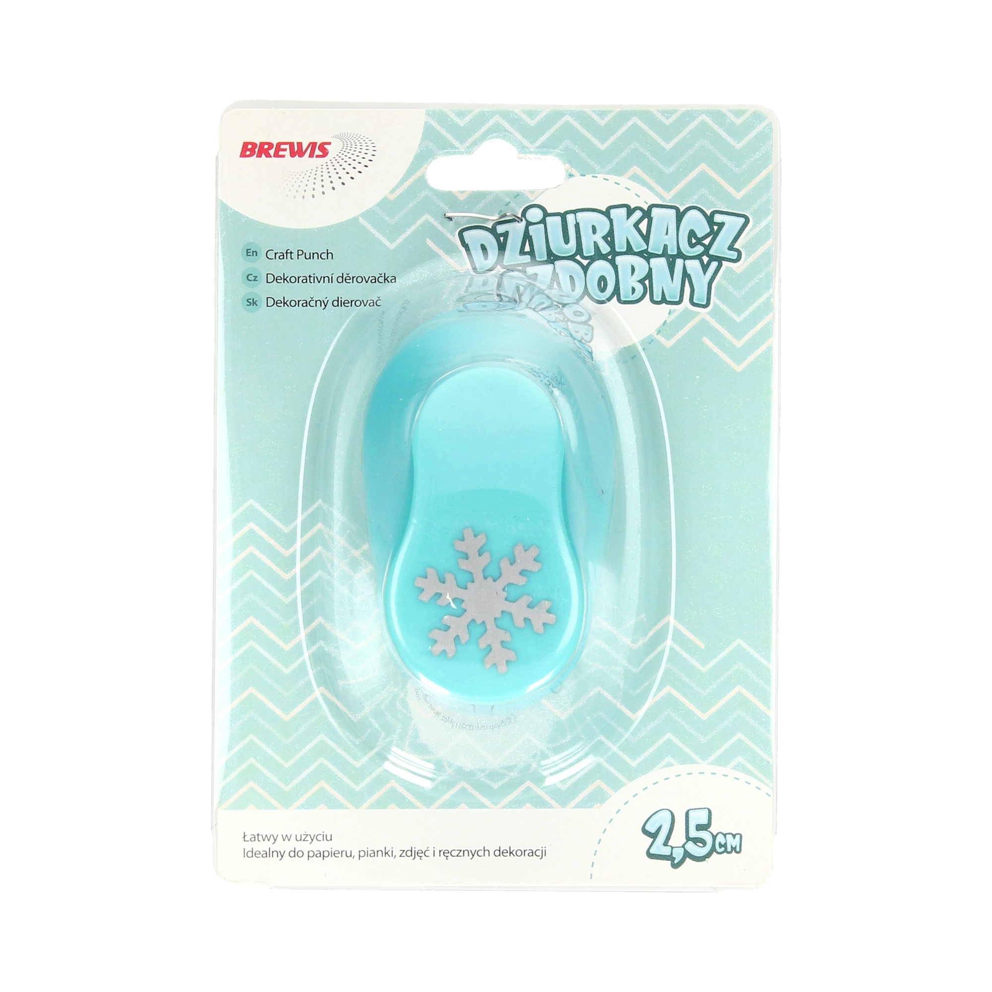 Dziurkacz ozdobny 2,5 cm śnieżynka | espryciarze.pl |Kup od ręki!