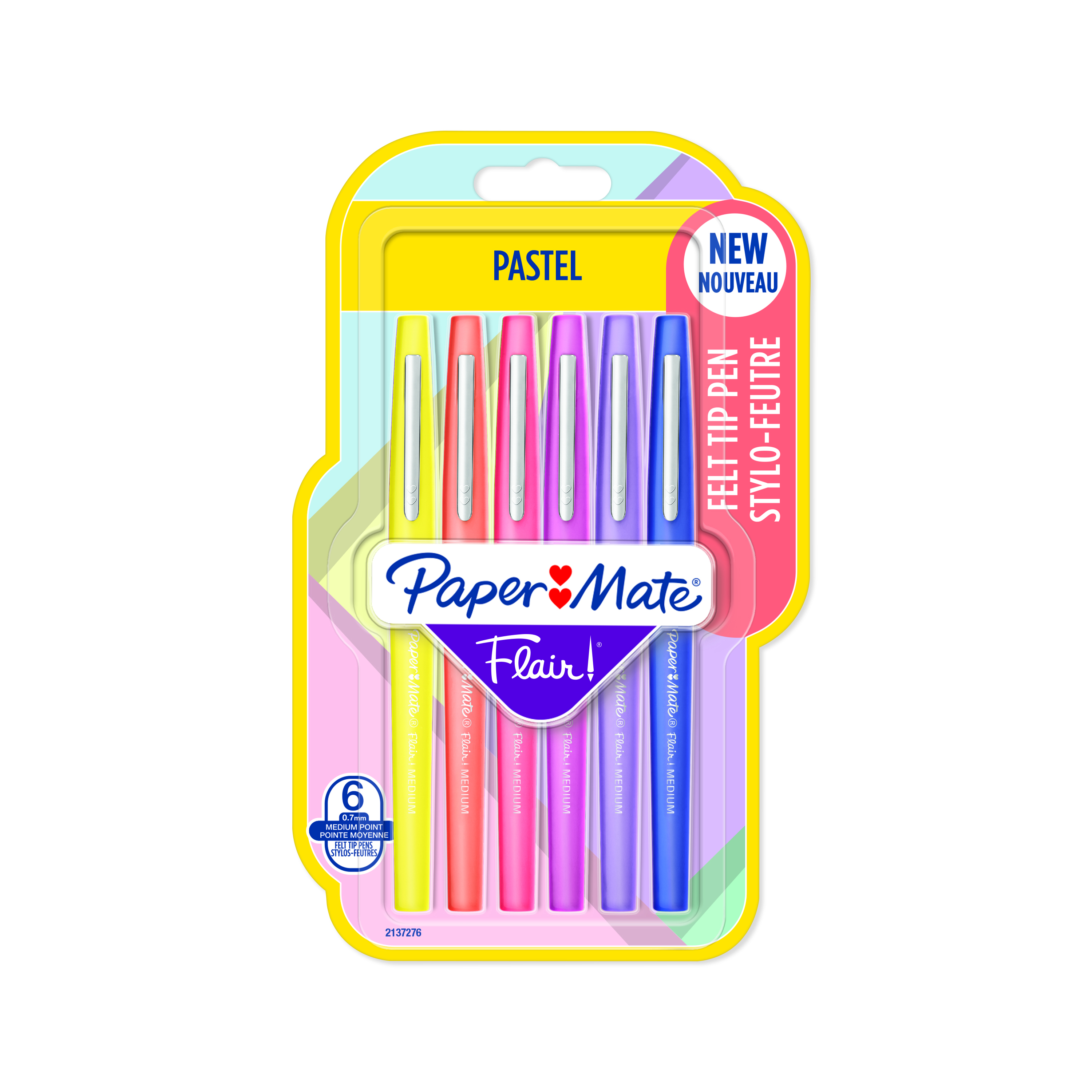 Paper Mate flair pastel 6 na blistrze | espryciarze.pl |Zgarnij ofertę!