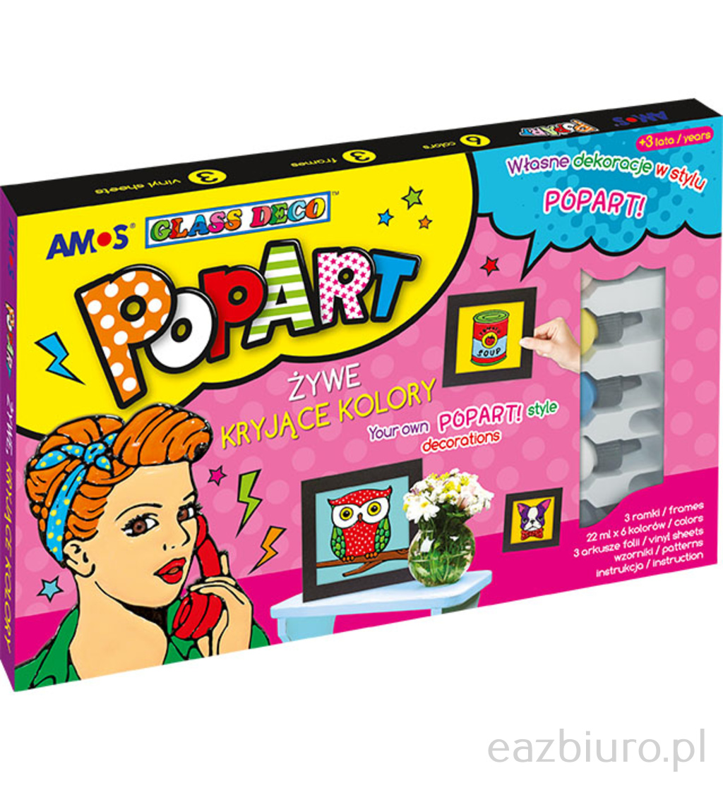 Farby witrażowe Amos popart pa22p6-f | espryciarze.pl |Zamów dziś!