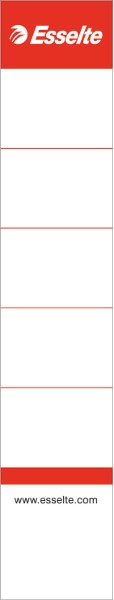 Etykiety grzbietowe do segregatorów Esselte 50 mm, biały zestaw 10 sztuk. | espryciarze.pl |Weź najlepszą cenę!