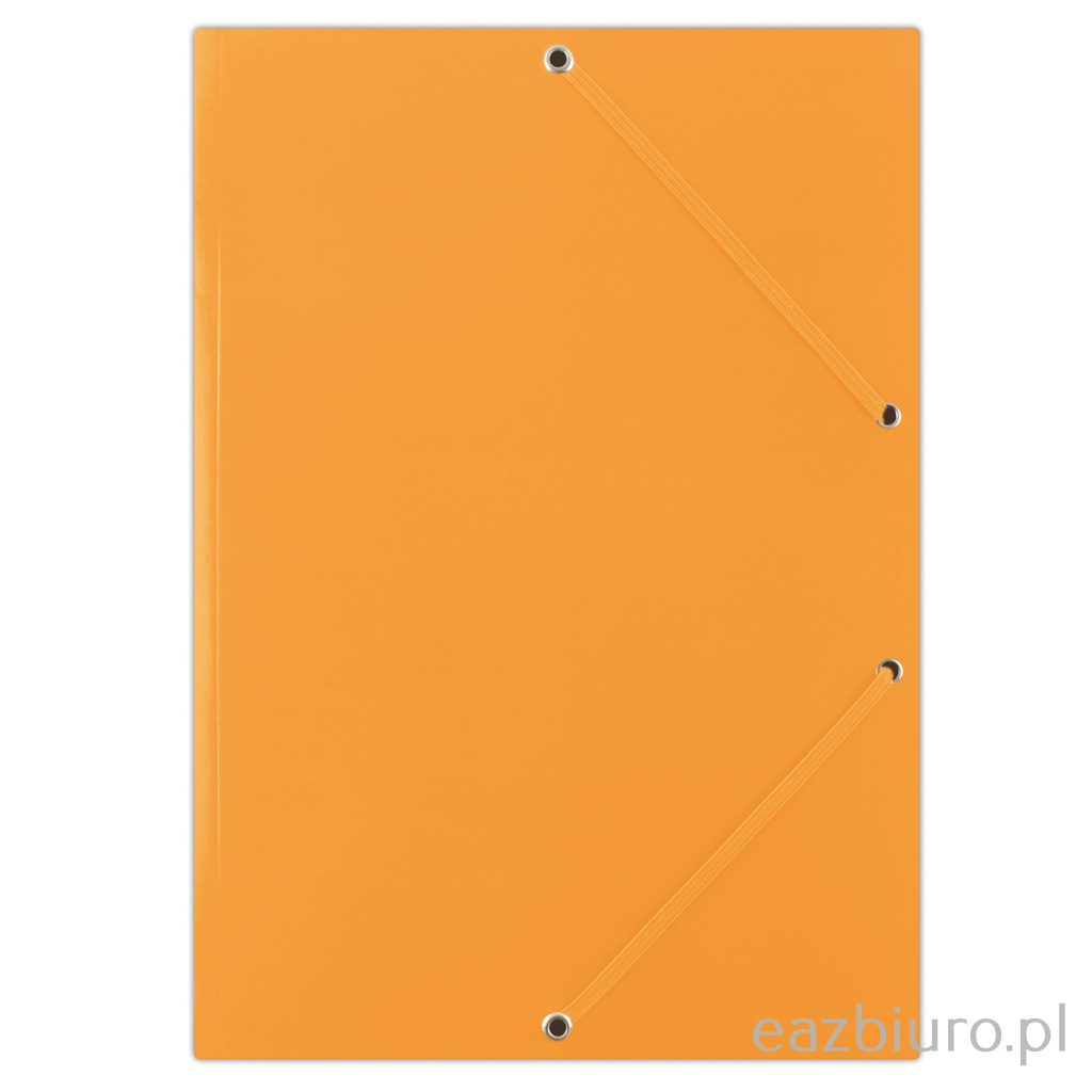Teczka z gumką narożną A4 Donau gładka pomarańczowa | espryciarze.pl |Złap promocję!