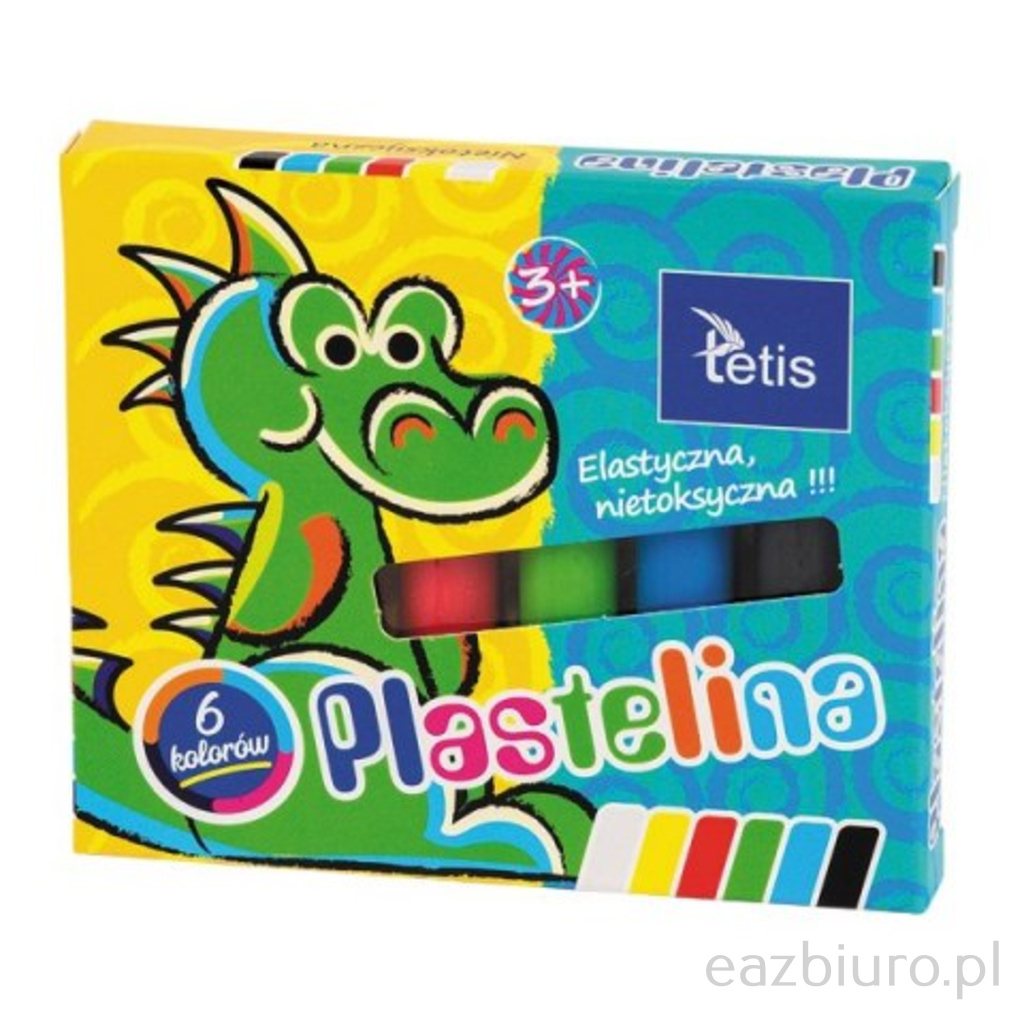 Plastelina Tetis 6 x 15 g do biura | espryciarze.pl |Działaj teraz!