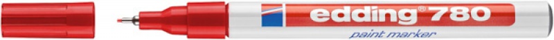 Marker olejowy e-780 Edding 0,8 mm czerwony | espryciarze.pl |Kup teraz!