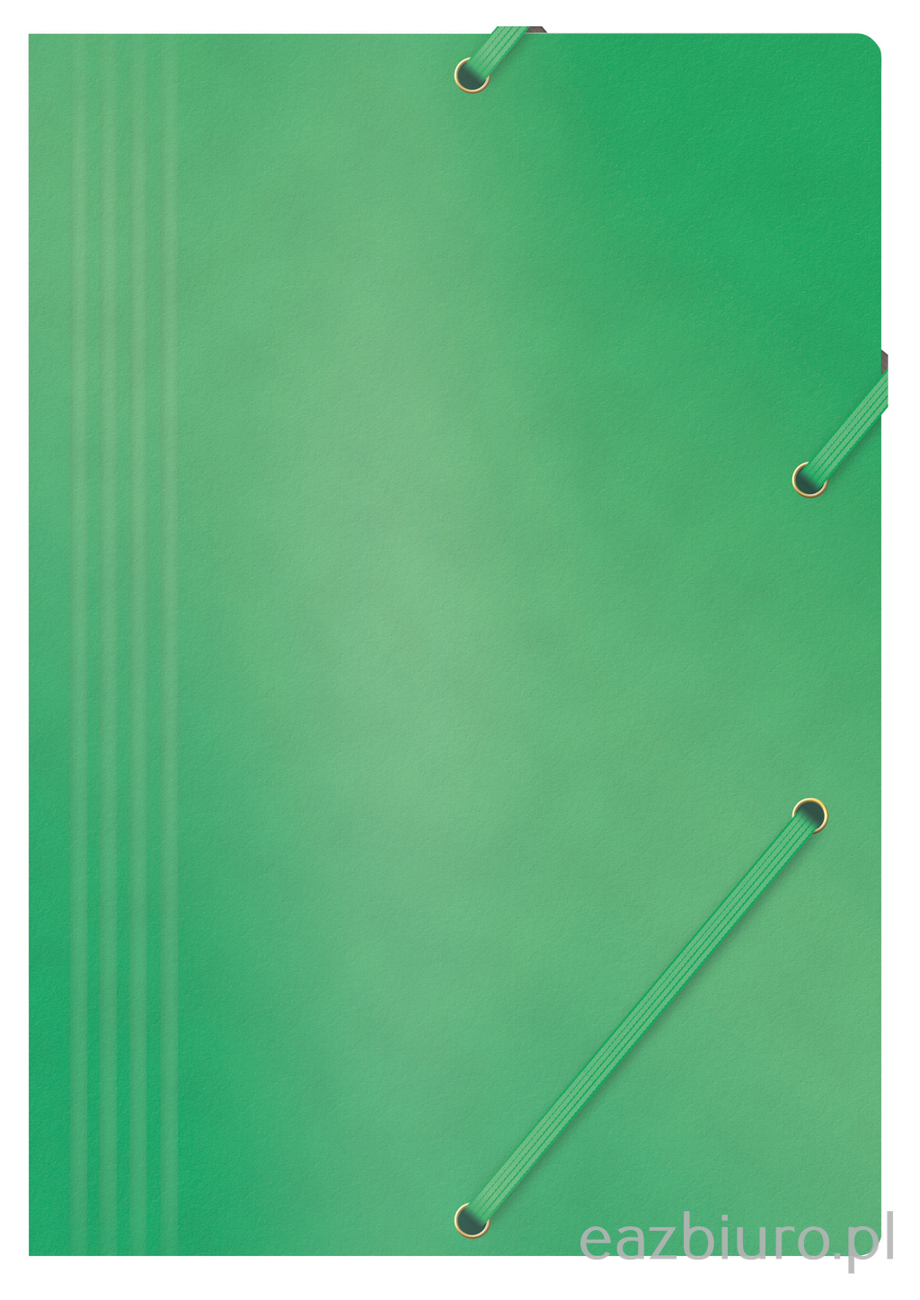 Teczka z gumką Office Products, preszpan, A4, 390gsm, 3-skrzydłowa, zielona | espryciarze.pl |Skorzystaj teraz!