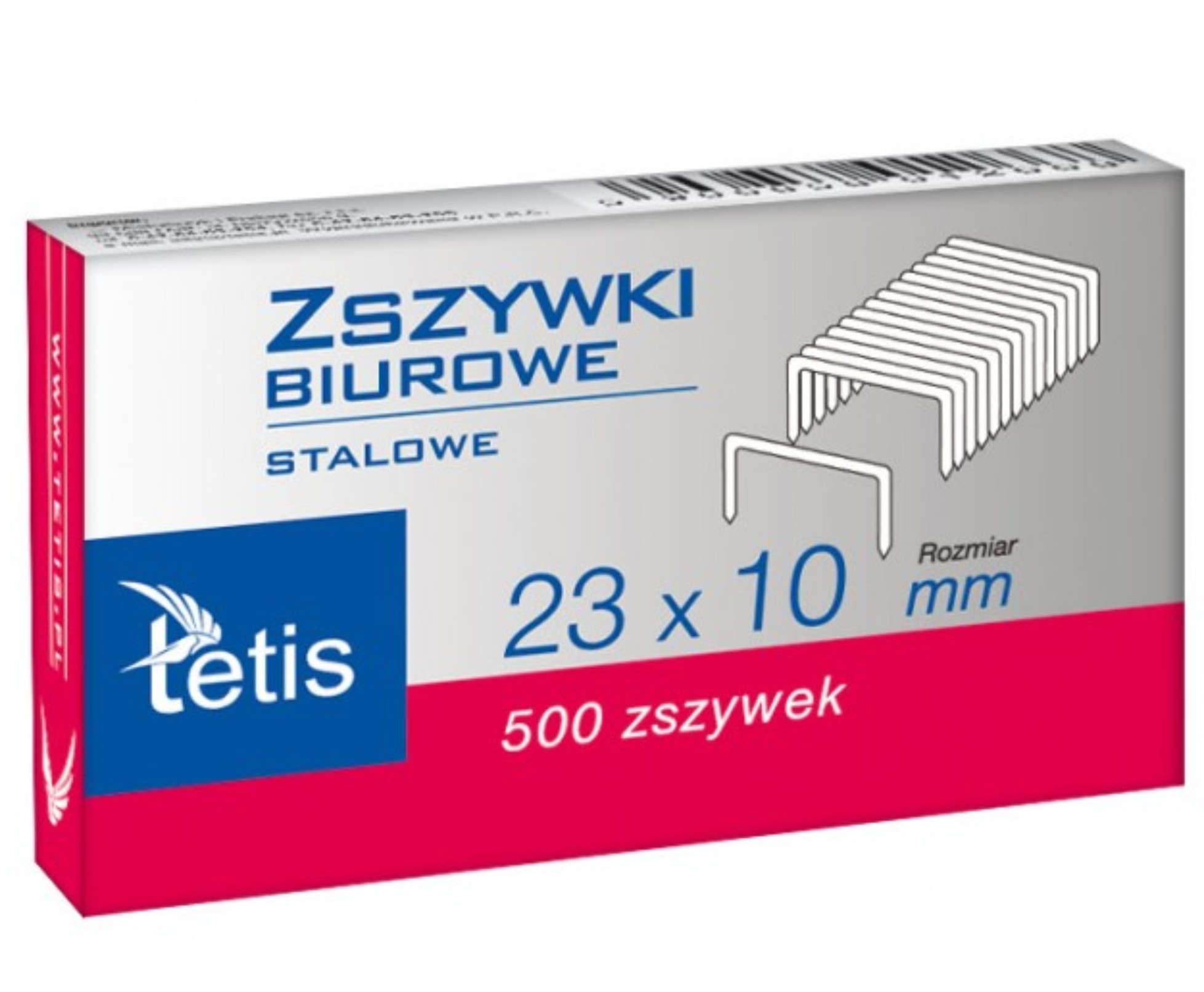 Zszywki Tetis 23 10 zestaw 500 sztuk | espryciarze.pl |Kliknij i kup!