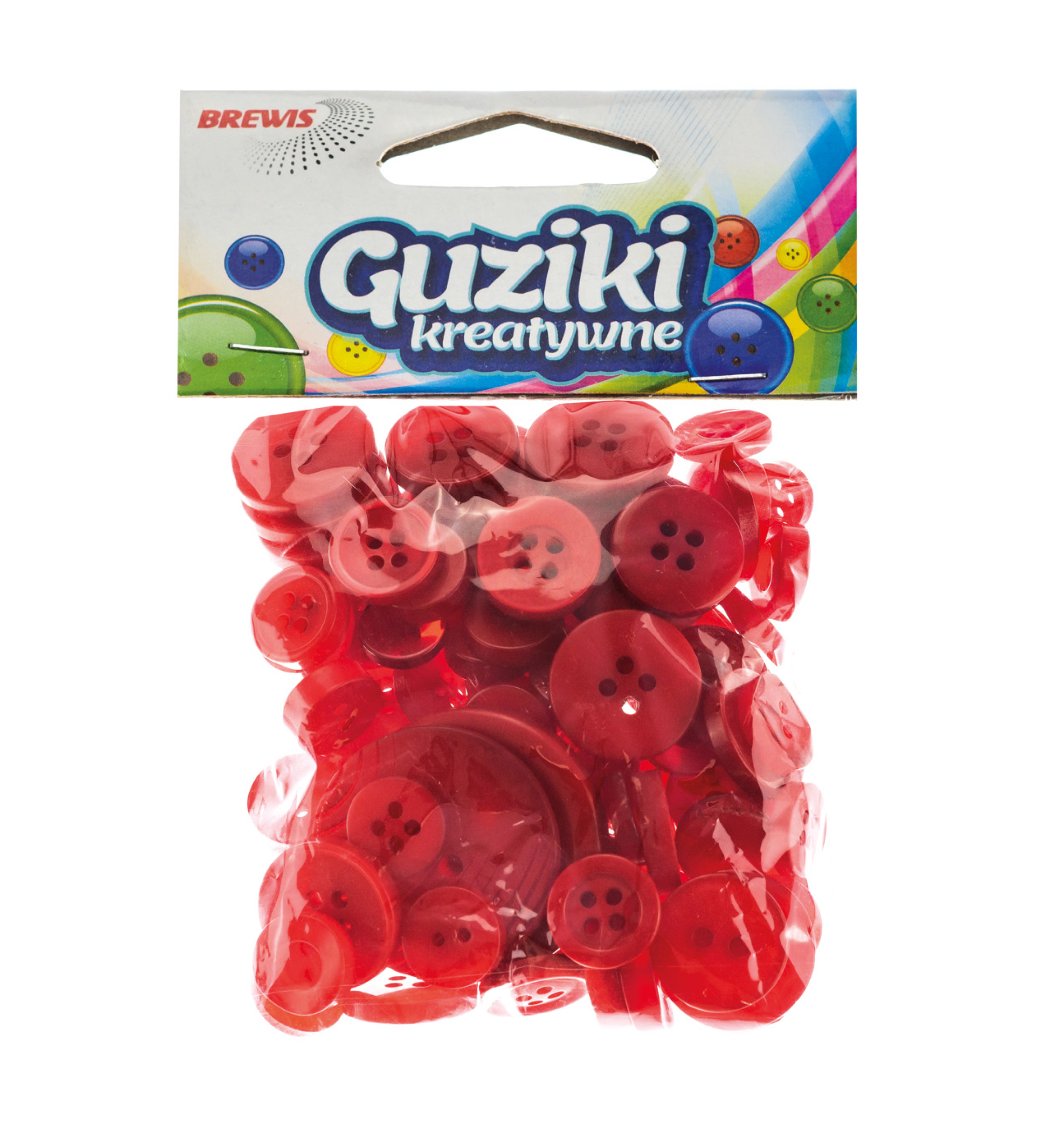 Guziki dekoracyjne gu3 40 g czerwone | espryciarze.pl |Zgarnij ofertę!