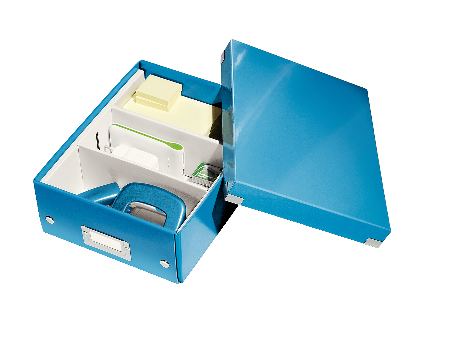 Pudełko z przegródkami Leitz click & store wow, małe kolor niebieski | espryciarze.pl |Weź najlepszą cenę!