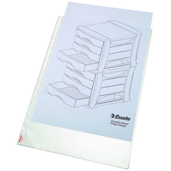 Koszulki Esselte groszkowe A3, poziome kolor przezroczysty | espryciarze.pl |Sprawdź ofertę!