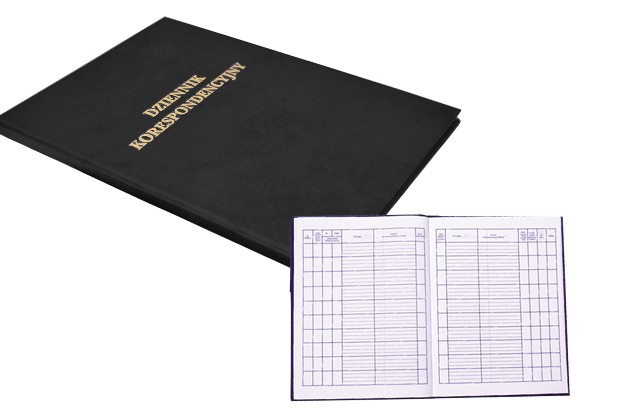 Dziennik korespondencyjny A4 300 kartek czarny Barbara | espryciarze.pl |Zgarnij ofertę!
