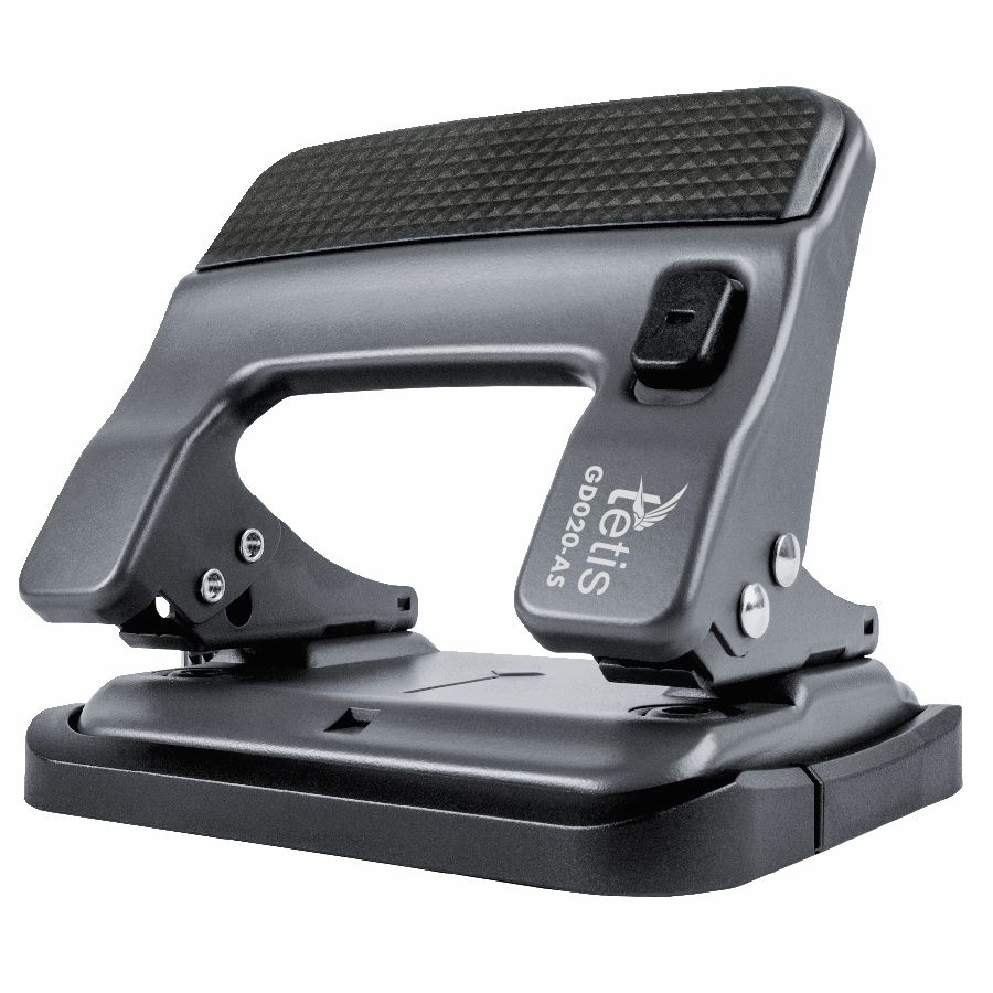 Dziurkacz metalowy szary do 30 kartek Tetis | espryciarze.pl |Kup w super cenie!