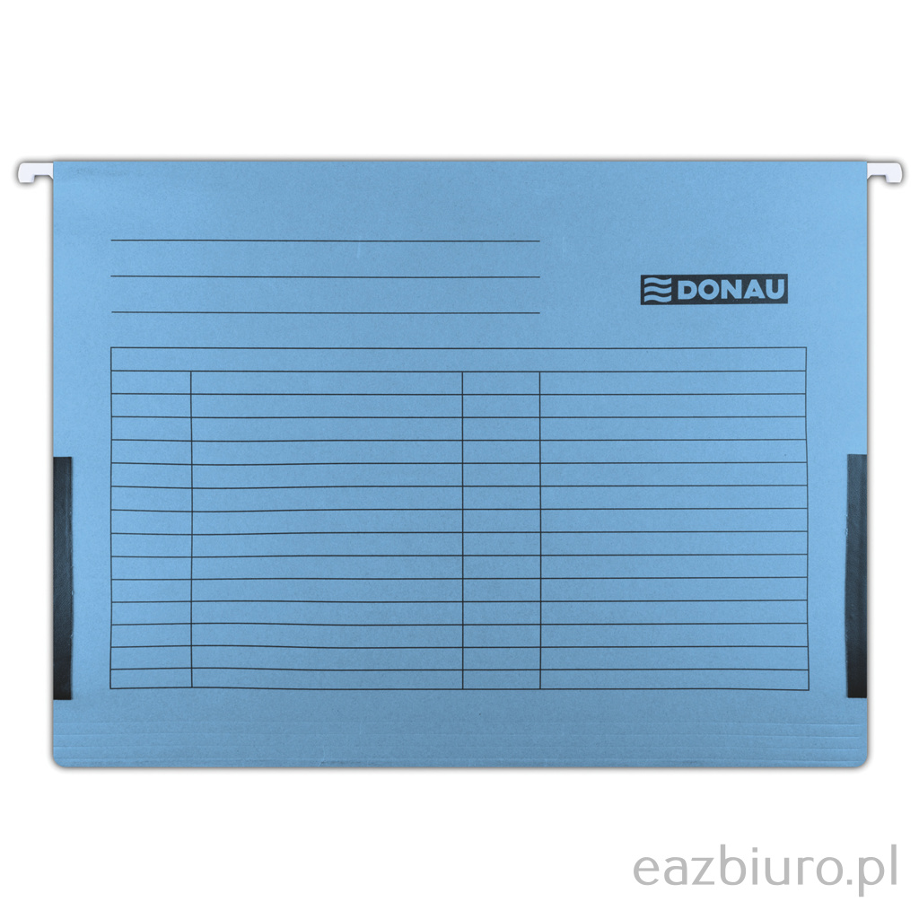 Teczka zawieszkowa Donau z bokami niebieska | espryciarze.pl |Działaj teraz!