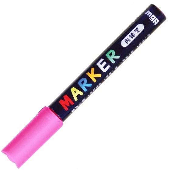 Marker akrylowy mg 1-2 mm różowy | espryciarze.pl |Złap promocję!