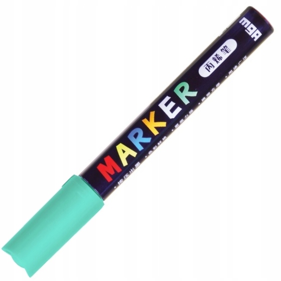 Marker akrylowy mg 1-2 mm jasnozielony | espryciarze.pl |Zamów online!