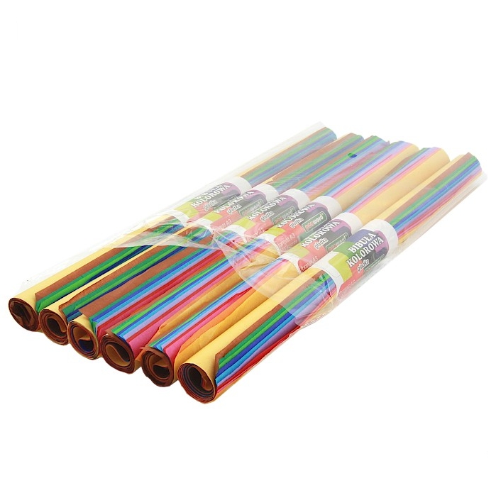 Bibuła kolorowa gładka A3 10 kolorów 6 rolek | espryciarze.pl |Skorzystaj teraz!