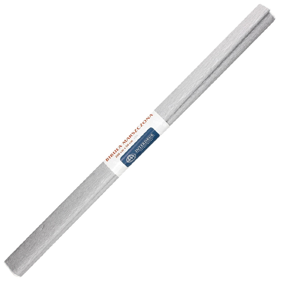 Bibuła marszczona srebrna 