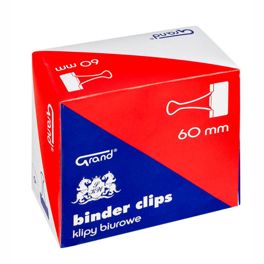 Clips double 60 mm Grand zestaw 6 sztuk. | espryciarze.pl |Sprawdź ofertę!