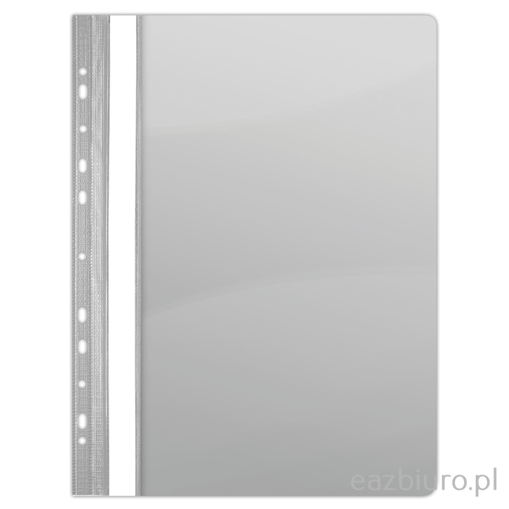 Skoroszyt Donau, pvc, A4, twardy, 150 160mikr., wpinany, szary | espryciarze.pl |Kup taniej!