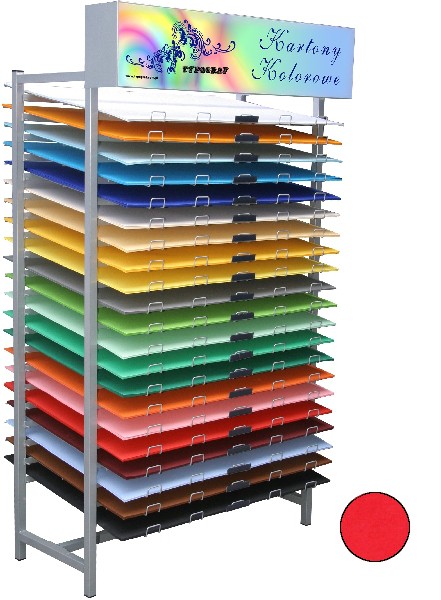 Karton 230 g 50x70 czerwony Typograf | espryciarze.pl |Kup taniej!