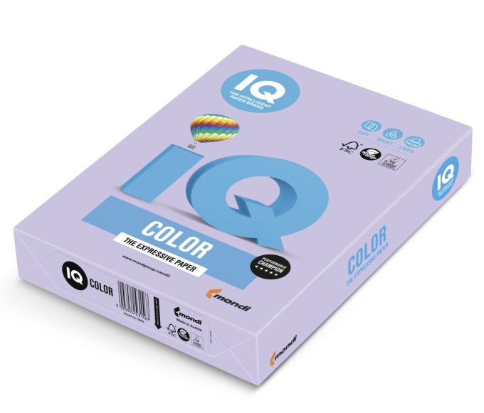 Papier ksero iq color A4 lawendowy l A12 | espryciarze.pl |Zamów online!