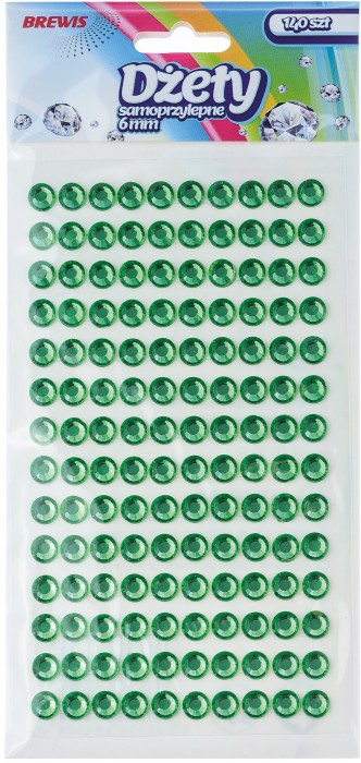 Dżety samoprzylepne Brewis 6 mm zielony | espryciarze.pl |Działaj teraz!