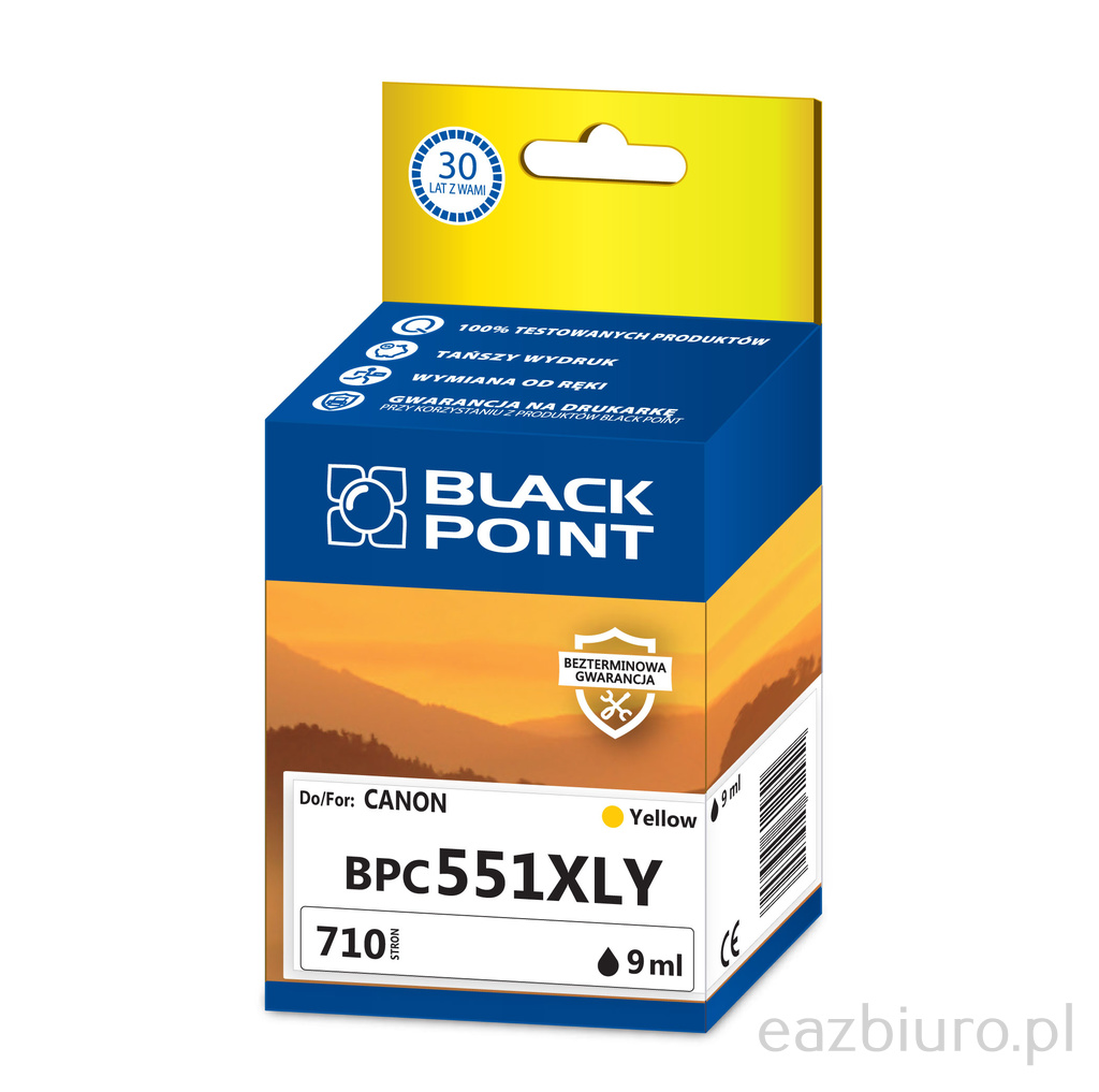 Cartrige Canon cli551xl yellow blackpoint | espryciarze.pl | Sprawdź co przygotowaliśmy